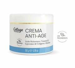 Crema ANTI-AGE con A.Hialurónico, Lip.de Colágeno, Elastina, Vit E y Ac.de Rosas - comprar online
