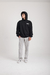Black logo box hoodie