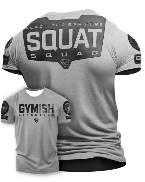 Camiseta Fitness Masculina “Squat Squad” – Estilo Academia