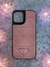 Funda Rosa Acolchada para iPhone 16 Plus