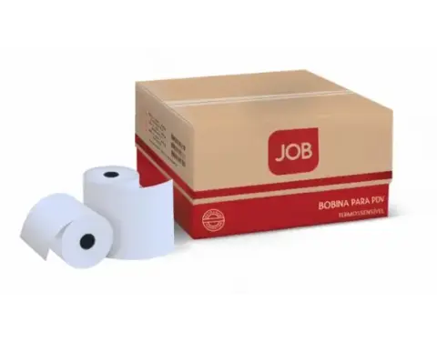 Bobina Termica Branca P/ Pdv 48g 80x40 Cx C/30 Uni Job