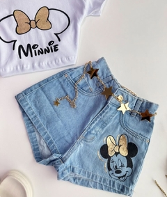 Conjunto Minnie cropped
