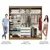 Guarda Roupa Casal Austin 4 Portas de Correr 3 Gavetas - GG Móveis & Decoração