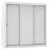 Guarda Roupa Casal Lyon Plus 3 Portas de Correr 4 Gavetas - comprar online
