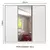 Guarda-Roupa 100% MDF Royale 3 Portas de Correr c/ Espelho - loja online