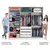 Imagem do Guarda-Roupa 100% MDF Royale 3 Portas de Correr c/ Espelho
