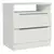 Mesa de Cabeceira 3227 com 2 Gavetas Branco - comprar online