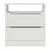 Mesa de Cabeceira 3227 com 2 Gavetas Branco na internet