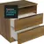Mesa de Cabeceira 3227 com 2 Gavetas - loja online