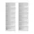 Kit com 2 Estantes Livreiro 6908 - GG Móveis & Decoração