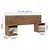 Cabeceira Extensível com 2 Mesas de Cabeceira com Espelho - GG Móveis & Decoração