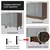 Armário de Cozinha Compacta 200cm Rustic Cinza Lux 01 na internet