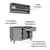 Armário de Cozinha Compacta 120cm Cinza Nice 01 na internet