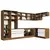 Armário de Cozinha Completa de Canto 546cm Rustic Branco Veludo Lux 05 na internet