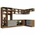 Armário de Cozinha Completa de Canto 546cm Rustic Cinza Lux 05 na internet