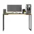 Mesa de Escritório Industrial 120cm Rustic - comprar online