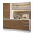 Armário de Cozinha Compacta 100% MDF 170cm Branco Smart 01 - comprar online