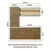 Armário de Cozinha Compacta 100% MDF 170cm Branco Smart 01 - GG Móveis & Decoração
