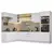 Armário de Cozinha Completa de Canto 499cm Branco Stella 03 - comprar online