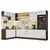 Armário de Cozinha Completa de Canto 499cm Rustic Branco Stella 03 - comprar online