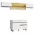 Armário de Cozinha Compacta Reims 260cm Branco Reims 03 na internet