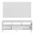 Rack com Painel para TV até 65 Polegadas com Pés Branco Detroit - comprar online