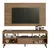 Rack com Painel para TV até 65 Polegadas com Pés Rustic Detroit - GG Móveis & Decoração