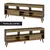 Imagem do Rack com Painel para TV até 65 Polegadas com Pés Rustic Detroit