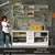 Kit com 2 Balcões e 2 Armários Aéreos Multiuso 200cm Branco Agata - loja online