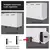 Kit com 2 Balcões e 2 Armários Aéreos Multiuso 200cm Branco Agata - comprar online