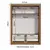 Guarda Roupa Solteiro Dallas Plus 2 Portas de Correr de Espelho 4 Gavetas - GG Móveis & Decoração