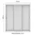 Guarda Roupa Lyon Plus 3 Portas de Correr 4 Gavetas - GG Móveis & Decoração