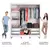 Guarda Roupa Casal Lyon Plus 3 Portas de Correr de Espelho com pes - GG Móveis & Decoração