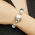 Pulsera Plata con Piedras Naturales de Colores Cierre Plata Redondo Love cod1342