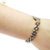 Pulsera Plata Y Oro con Corazon Forjado cod1844 - comprar online