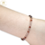 Pulsera Plata Piedras Chicas Colores Tostados cod2578 - comprar online