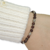 Pulsera Plata Piedras Gama Marron cod3148 - comprar online