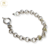 Pulsera Plata Y Oro Rolo Nro 2 cod1388