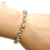 Pulsera Plata Y Oro Rolo Nro 1 cod1387 - comprar online