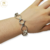 Pulsera Plata Bali Y Argolla cod1450