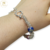 Pulsera Acero Blanco con Bolitas de Colores cod2696 - comprar online