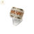 Anillo Plata Y Oro Baguette Oblicua Ambar Y Cubic cod1178