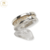 Anillo Plata Bulgari Cinta con Cubic Sin Fin cod1114