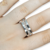 Anillo Plata Bulgari Cinta con Cubic Sin Fin cod1114