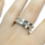 Anillo Plata Bulgari Cinta con Cubic Sin Fin cod1114