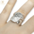 Anillo Plata Rustico Mujer cod1171