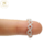 Imagen de Anillo Plata Rodinada Micro Pave cod3433