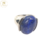 Anillo Plata con Piedra Natural Azul Mujer cod2653 en internet