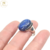 Imagen de Anillo Plata con Piedra Natural Azul Mujer cod2653