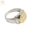 Anillo Plata Y Oro San Benito cod1075 - comprar online